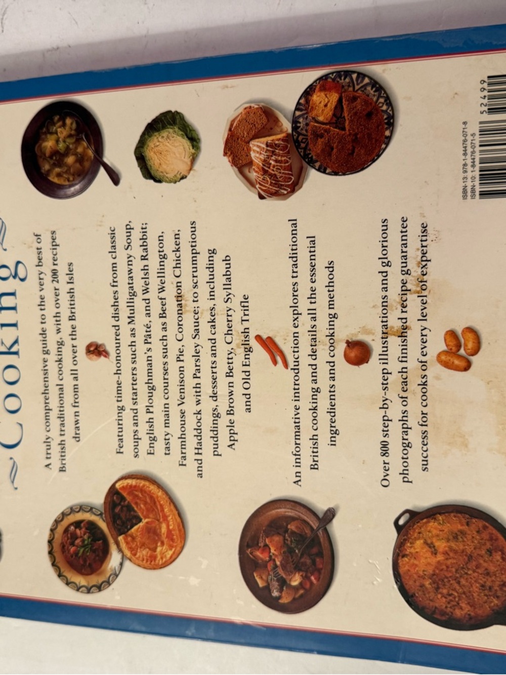 Traditional British Cooking Cookbook - Blue Cover - Picture 3 of 6